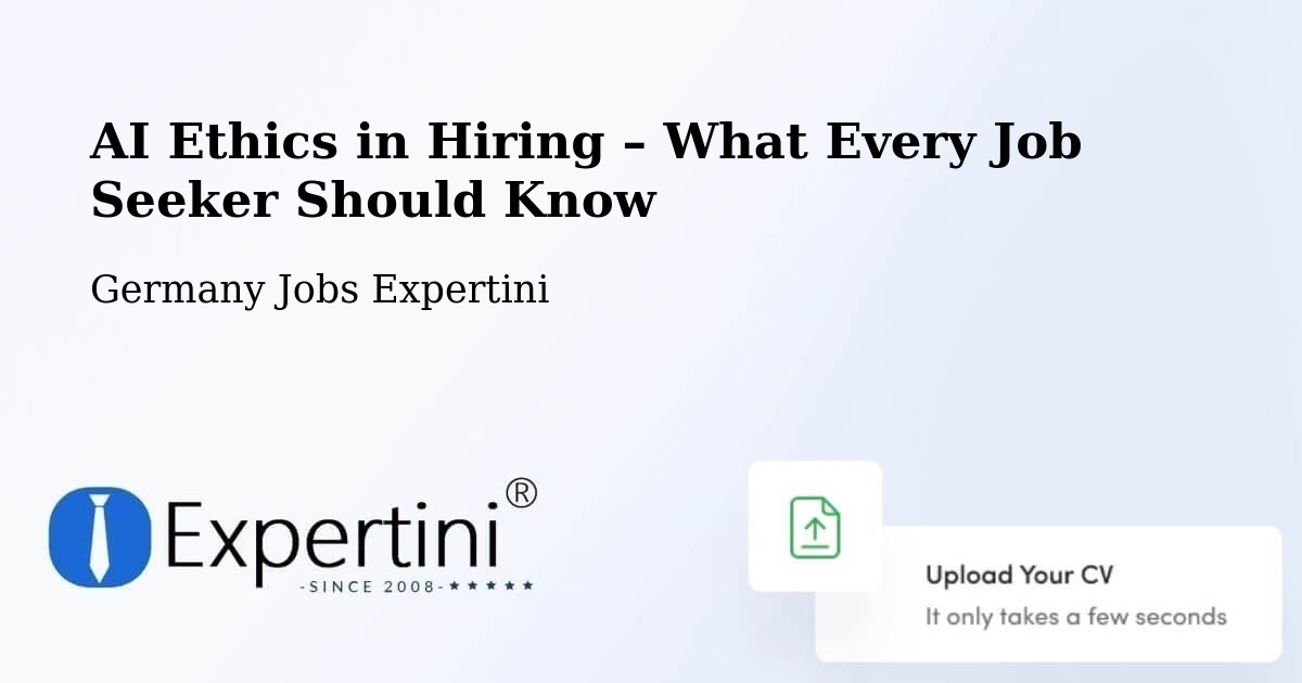 AI Ethics in Recruitment & Hiring – Könnern - Könnern, Germany Jobs Expertini